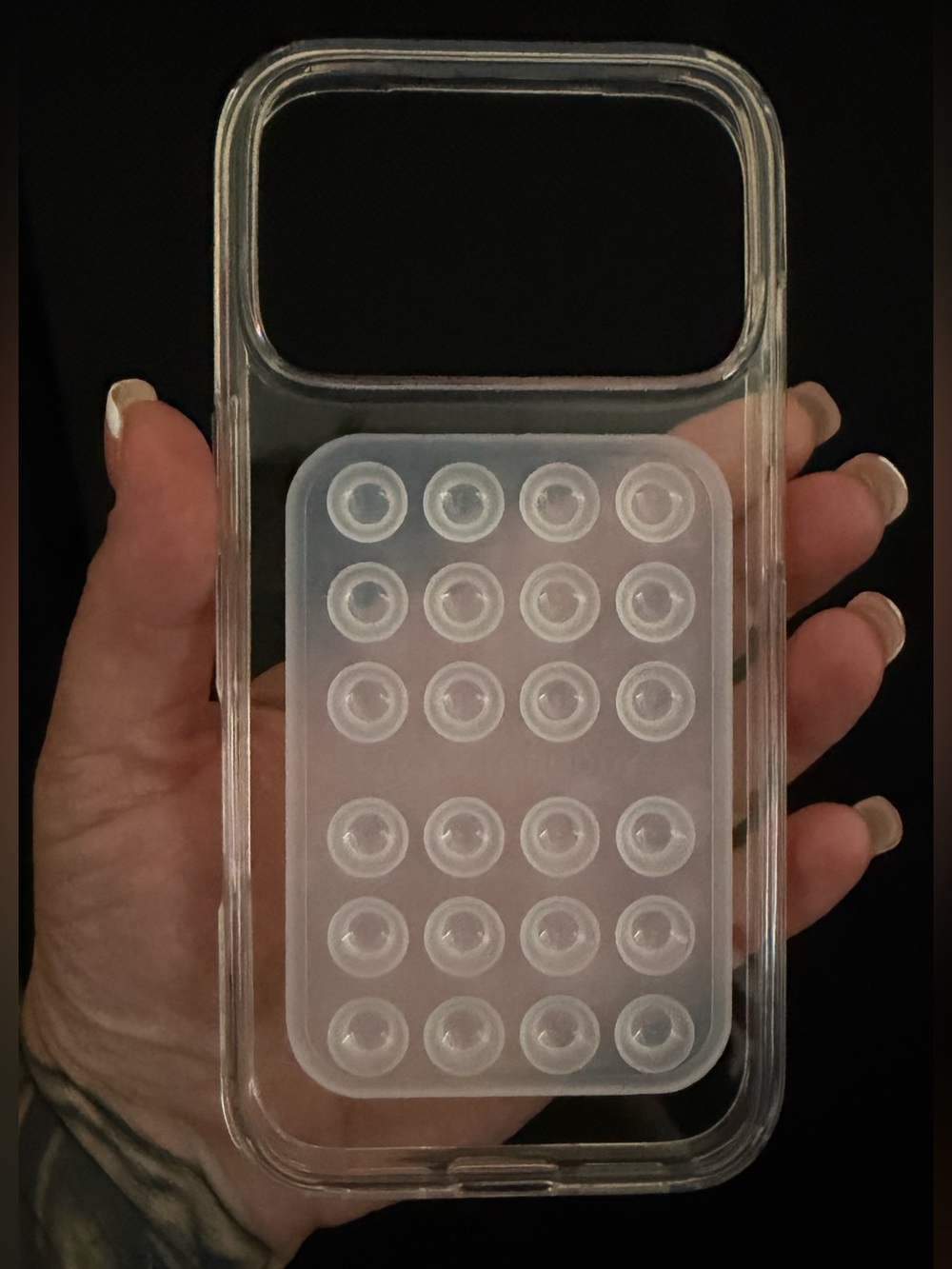 Insignia clear iPhone 17 pro case with clear classic octobuddy
